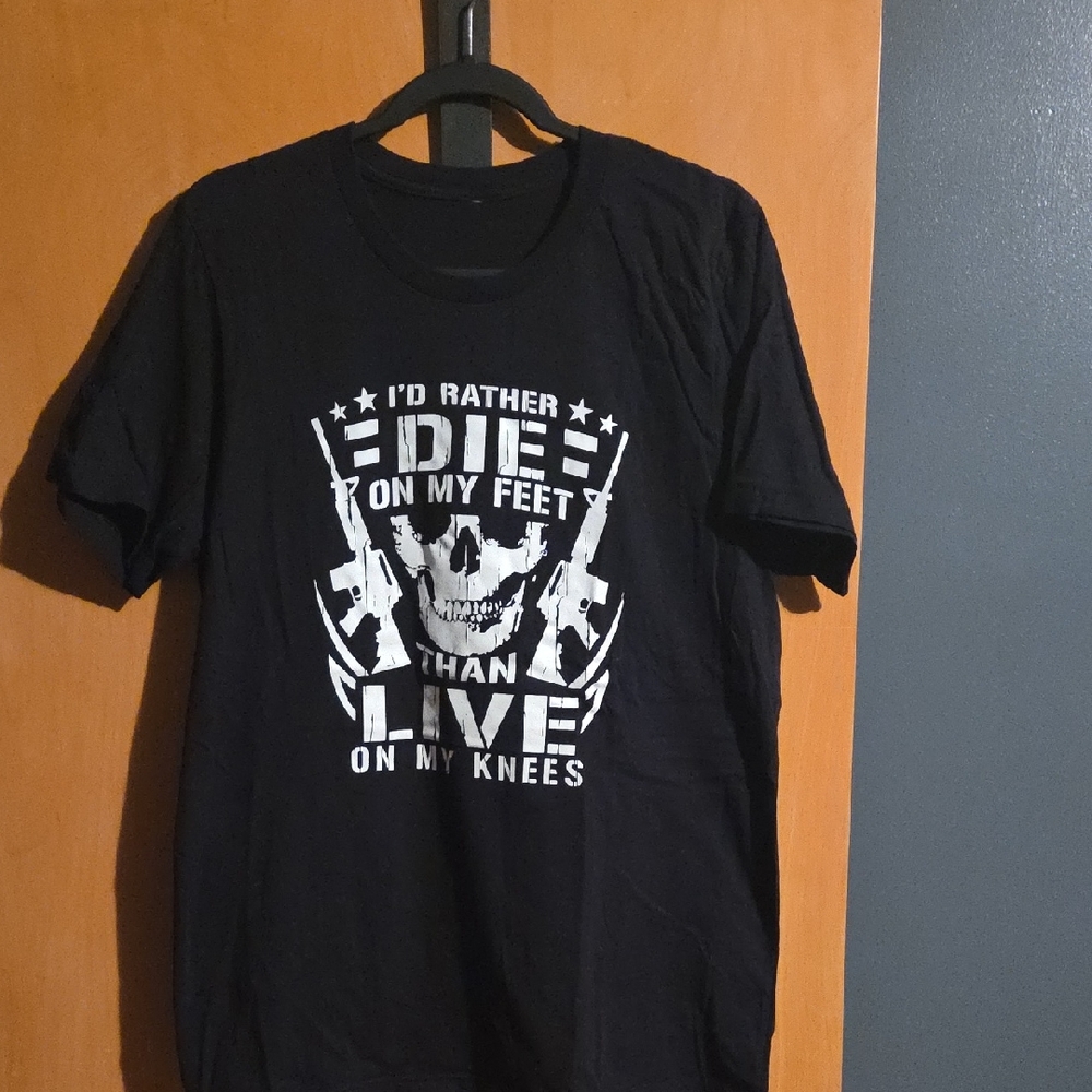 Black Graphic Men's T-Shirt